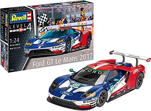 1/24 レベル フォード GT ルマン 2017 プラモデル 完成品 製作記 Revell 1/24 Ford GT Le Mans 2017 (10) | プラモ日記 青22号